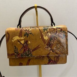 Patricia Nash Goring Crossbody – Leather Top Handle, My European Trip